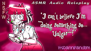 【R18  Helltaker ASMR Audio RP】Curious Angel Azazel Wants to Experiment & Learn About the Pleasures of Sex【F4F】【ItsDanniFandom】